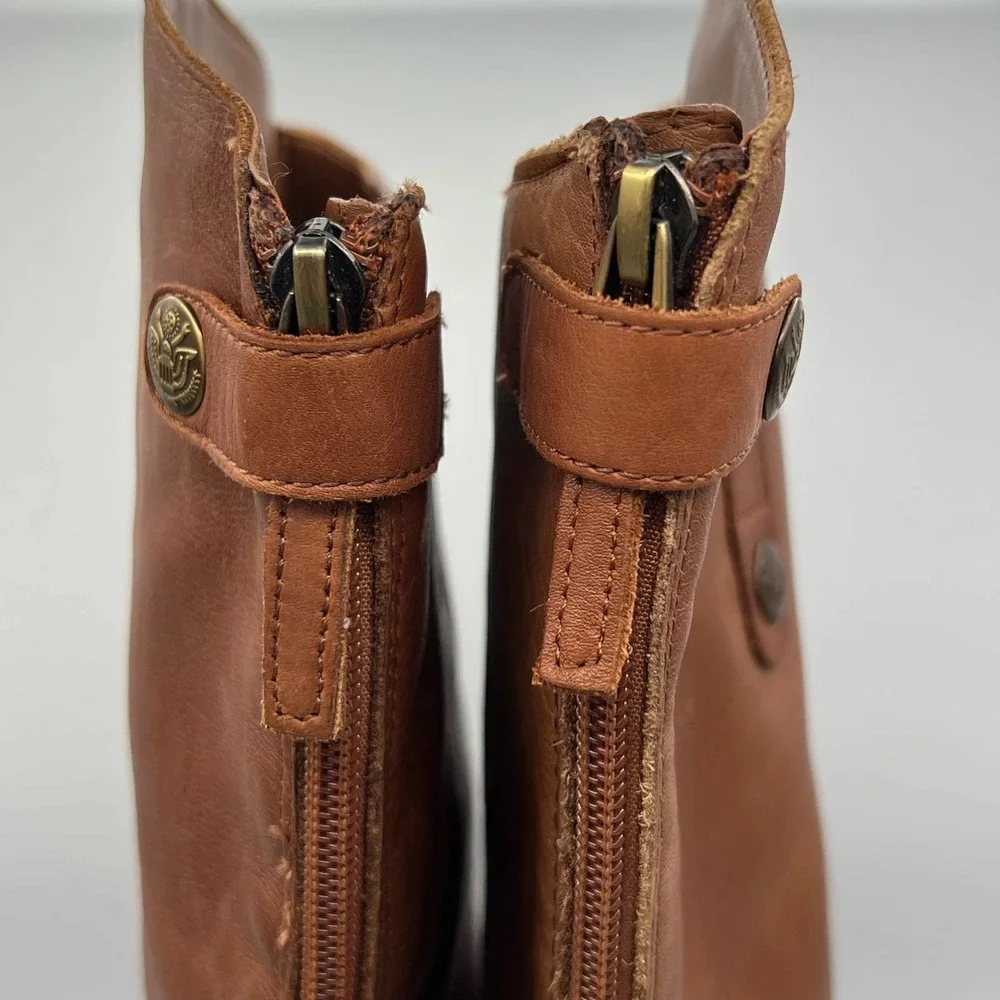 Sam Edelman Womens Penny 2 Riding Boots size 6M Whiskey Brown Leather Knee High - Picture 9 of 14